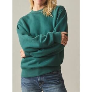 American Giant New Vintage Unisex Crew Sweatshirt Green Sz M